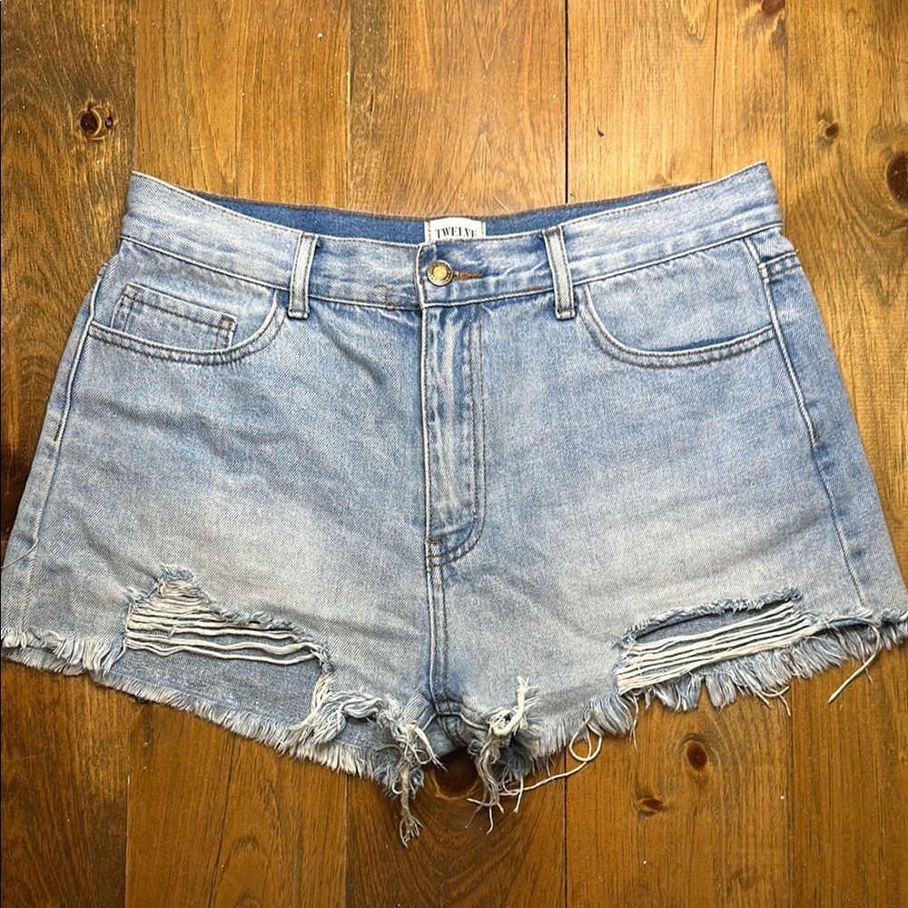Twelve By Twelve Blue Jean Shorts